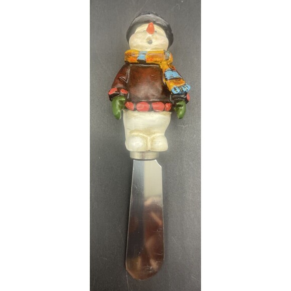 CHRISTMAS “Spread the Season’s Joy” Santa Sleigh Holiday Cheese Spreaders - Picture 12 of 16